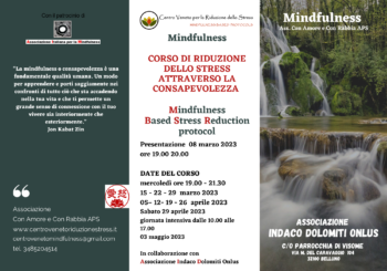 Corso Mindfulness MBSR a Belluno
